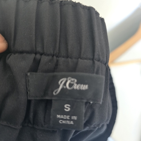 J Crew Womens Black Velvet Pull On Midi Skirt Sz Small Side Slits Stretchy - Picture 9 of 10